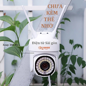 Mua Camera Ip Yoosee Ptz 5.0Mpx 36 Led 2 Râu Hồng Ngoại  Ban Đêm Có Màu Xoay 360 Độ Đàm Thoại 2 Chiều Kèm Adapter Hàng Chính Hãng