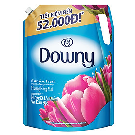 Nước Xả Vải Downy Hương Nắng mai Dạng Túi 2.4L