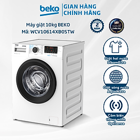 Mua Máy Giặt Cửa Trước 10Kg Beko Chế Độ Giặt Hơi Nước  Tiết Kiệm Điện  Chống Nhăn Quần Áo - WCV10614XB0STW - Hàng Chính Hãng