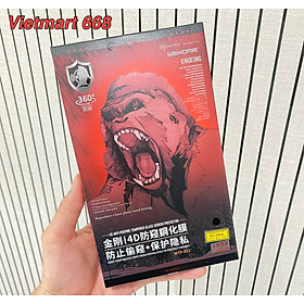 Kính Cường Lực Chống Nhìn Trộm KingKong Dành Cho iPhone - Full Hộp - Dán Full Màn - Hàng Chính Hãng 
