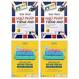 COMBO 2 quyển sách Hướng dẫn sử dụng ngữ pháp tiếng Anh - Giải thích ngữ pháp tiếng anh
