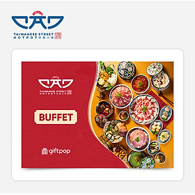 Giftpop - Cân Taiwanese Street Hotpot Evoucher Buffet