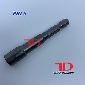 Mua Bộ Đầu Chụp BuLong 14 cái cho máy bắn vít  khoan Bán Lẻ Size Từ 6mm - 19mm đuôi lục giác  đầy Đủ Kích cỡ