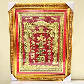 Mua Cửu Huyền Thất Tổ Chữ Hán Bằng Đồng Cao 59cmx47cm