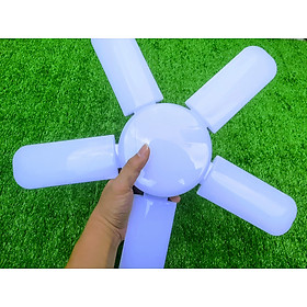 Mua Bóng Đèn Led Hình 5 Cánh 75W+ Mẫu Mới Siêu Sáng Siêu To Ánh Sáng Trắng 6500K