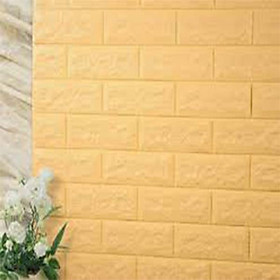 Mua Bộ 10 tấm xốp dán tường giả gạch qknt61 màu vàng 3
