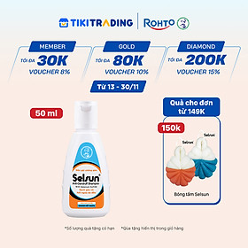 Dầu gội Selsun chống gàu, sạch gàu & hết ngứa da đầu Selsun Anti-Dandruff Shampoo 50ml