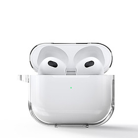 Vỏ Ốp Case Bảo Vệ TPU Trong Suốt Kai Cho AIRPODS Pro Kèm móc treo_ Hàng Chính Hãng