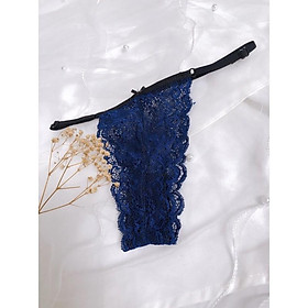 Artemis blue - Set lót ren áo bra không gọng mút mỏng