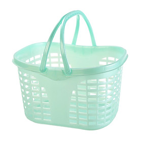 Storage Baskets with Handle Shopping Basket Cosmetics Handheld Storage Basket Shower Storage Basket for Pantry Craft Room Shed Bathroom