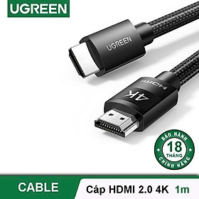 Mua Cáp HDMI 2.0 hỗ trợ 4K UGREEN HD119 | Hỗ trợ trình chiếu video 3D | Hàng chính hãng | Bảo hành 18 tháng 1 đổi 1