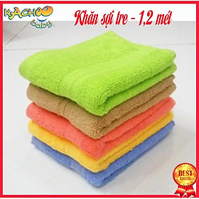 Mua Khăn tắm sợi tre 1 2 mét dùng để lau người  lau tóc  quấn/ quàng bé