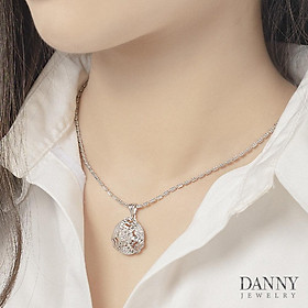 Mặt Dây Chuyền Nữ Bạc 925 Danny Jewelry Xi Bạch Kim DI4GZ005