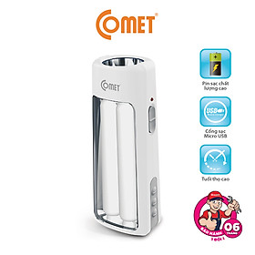 Mua Đèn Pin Và Đèn Sạc Tích Điện Mini COMET CRT456 6W 1200MAH Lead -acid Sáng 4h liên tục