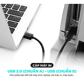 Cáp USB 2.0 cho máy in truyên liệu máy tính ra máy in có chip dài 1m-15m hàng chính hãng