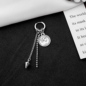 Bông tai nam nữ biểu tượng nữ hoàng thả xích phong cách thời thượng