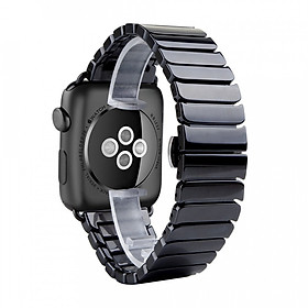 dây đồng hồ Apple Watch, dây gốm khóa thép không gỉ cho đồng hồ Apple Watch