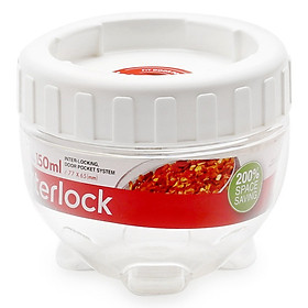 Hộp bảo quản thực phẩm Interlock Lock&Lock 1.6L INL303W, 2.1L INL403W, Hàng chính hãng,nhựa PET,nắp xoay kín hơi - JoyMall