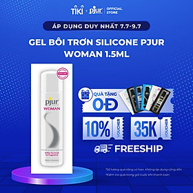 Gel bôi trơn silicone Pjur Woman 1.5ml dành cho nữ da mềm mại ẩm mịn an toàn dưỡng ẩm tốt