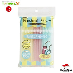 Set ống hút bọc giấy Torune Freshful/ Torune Flexible Ø6x210mm - Hàng nội địa Nhật Bản