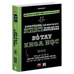 Sách Sổ Tay Khoa Học - Tổng Hợp Kiến Thức Khoa Học Từ Lớp 4 Đến Lớp 9 - Á Châu Books, Bìa Cứng, In Màu ( Tiếng Việt )