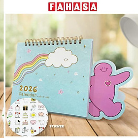 Lịch Bàn Teen 2026 - Calendar Create To Self - Size M+ - Linh Lan