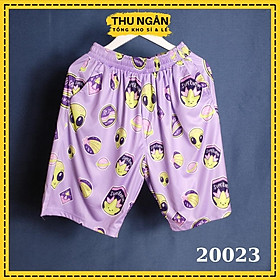Quần Đùi Thun Unisex Cho Nam Nữ Chất Đẹp Cao Cấp Mặc Nhà 20023