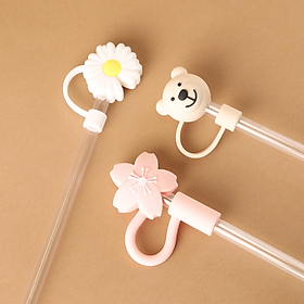 Nắp Đậy Ống Hút LocknLock Nút Đậy Ống Hút Bình Giữ Nhiệt Silicon Cute Dễ Thương - Giao Ngẫu Nhiên