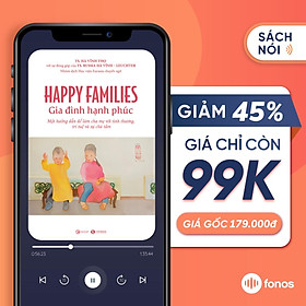 Sách nói Fonos: Happy Families - Gia Đình Hạnh Phúc