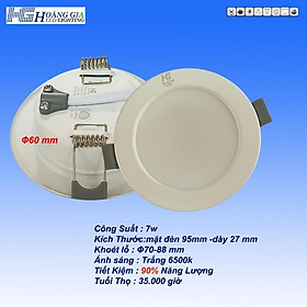Mua Đèn Led Âm Trần 7w Siêu Nhẹ DOB Ánh Sáng Trắng