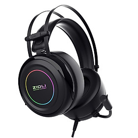 Hình ảnh Tai nghe Gaming ZIDLI ZH-7RB (Sound 7.1, Led fix RGB) Black _ Hàng chính hãng