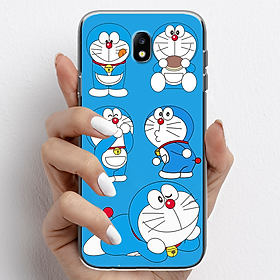 Ốp lưng cho Samsung Galaxy J3 Pro, Samsung Galaxy J7 Pro nhựa TPU mẫu Doraemon ham ăn