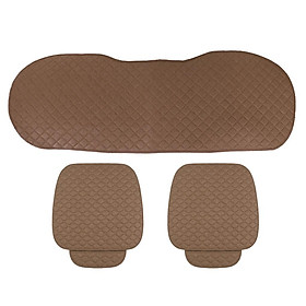 Breathable PU Leather Bamboo Car Seat  Mat Chair Cushion