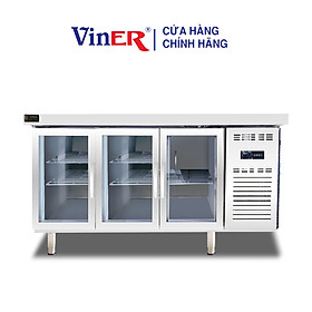 Mua  HÀNG CHÍNH HÃNG  Tủ bàn mát cánh kính 1m8 lạnh trực tiếp Viner