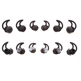 6 Pairs S+M+L Eartips Earbuds Replacement For QC20 QC30 SoundSport Wireless Earphones