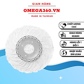 Mua BÔNG LAU NHÀ 360 OMEGA SUPA MOP ĐÀI LOAN ( Nhập Khẩu)