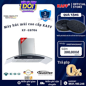 Mua Máy hút mùi kính cong 700mm KAFF KF_GB706 Tặng bộ lọc than thay thế _ Hàng Chính Hãng