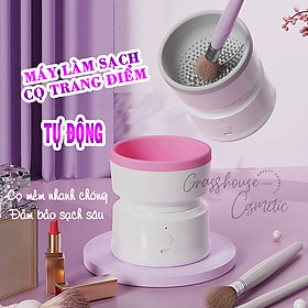 Mua Máy làm sạch Vệ sinh cọ trang điểm tự động mới Có Cổng Sạc usb Tiện Dụng bằng bàn chải silicon