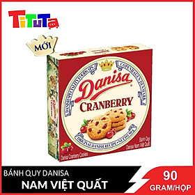 Bánh quy bơ Danisa Nam Việt Quốc Hộp 90g date mới