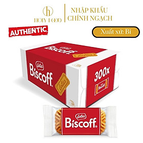 Bánh quy giòn Lotus Biscoff thùng 300 cái