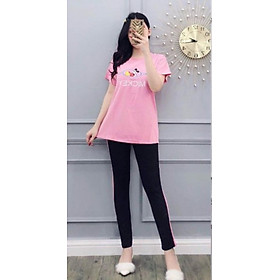 ĐỒ BỘ MẶC NHÀ FORM  RỘNG XẺ TÀ THÊU HÌNH CHUỘT MICKYE SIÊU XINH