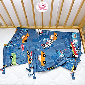 Vỏ áo gối ôm cho bé Katina House, vải cotton satin hàn quốc đẹp, mềm mại, thoáng mát