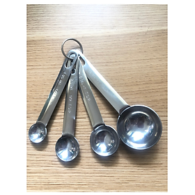 Mua Bộ Muỗng Đo Lường Inox 304 Cao Cấp Dùng Làm Muỗng Múc Bột Làm Bánh Hoặc Pha Chế Quầy Bar