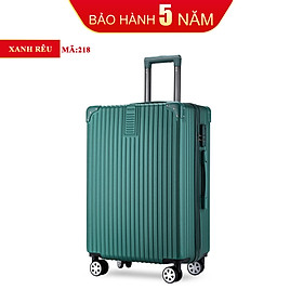 Vali du lịch Vali kéo cao cấp chính hãng Size 24inch  KS-218 - Xanh rêu