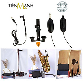 Bộ Microphone không dây Wireless dùng cho Đàn Violin, Guitar, Kèn, Sáo, Nhị, Saxophone, Mic Nhạc cụ Dân Tộc và Mọi loại Nhạc Cụ khác Dr.MIC W8-8+B10 - Kèm Móng Gảy DreamMaker