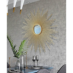 Mua Tranh Sắt Treo Tường Nghệ Thuật  Gương Decor Trang Trí Phong Cách Mới 100cm