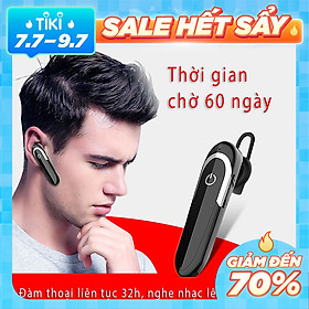 Tai nghe bluetooth nhét tai không dây Tai phone bluetooth dung lượng pin cực lớn nghe nhạc đàm thoại D5
