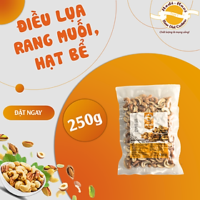 Điều lụa rang muối hạt vỡ/ bể Hodi - Navi bịch ép chân không 250g, được lựa kỹ, tiết kiệm, dinh dưỡng