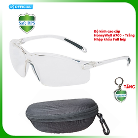 Mua Bộ Kính trắng trong nam nữ Honeywell A700 cao cấp chính hãng chống nước   chống bụi   chống UV   ôm sát mắt (có hộp kính ) và tặng móc treo khóa