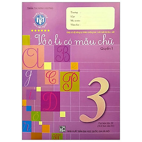Vở Ô Li Có Mẫu Chữ Lớp 3 (Tập 1-2)